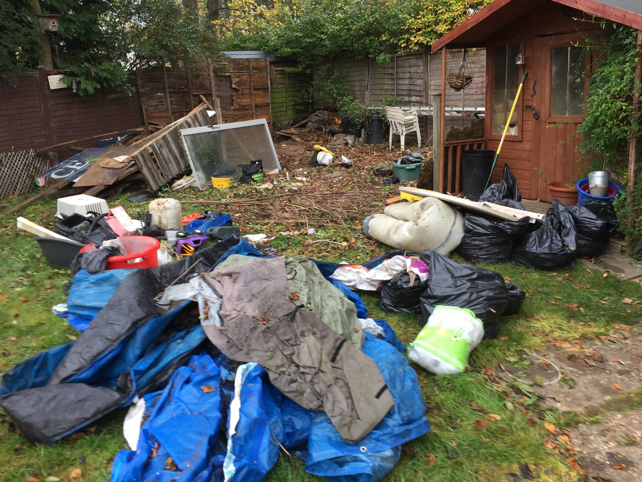 rubbish clearance in garden